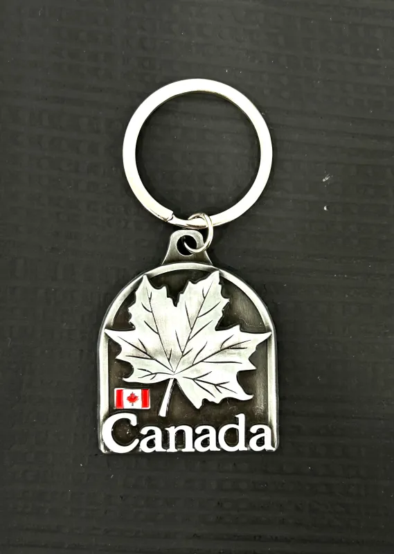 MAPLE LEAF KEYCHAIN made by Oh Canada WPG