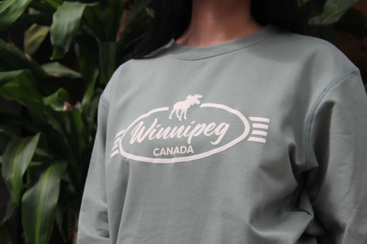 WINNIPEG MOOSE CREWNECK made by Oh Canada WPG