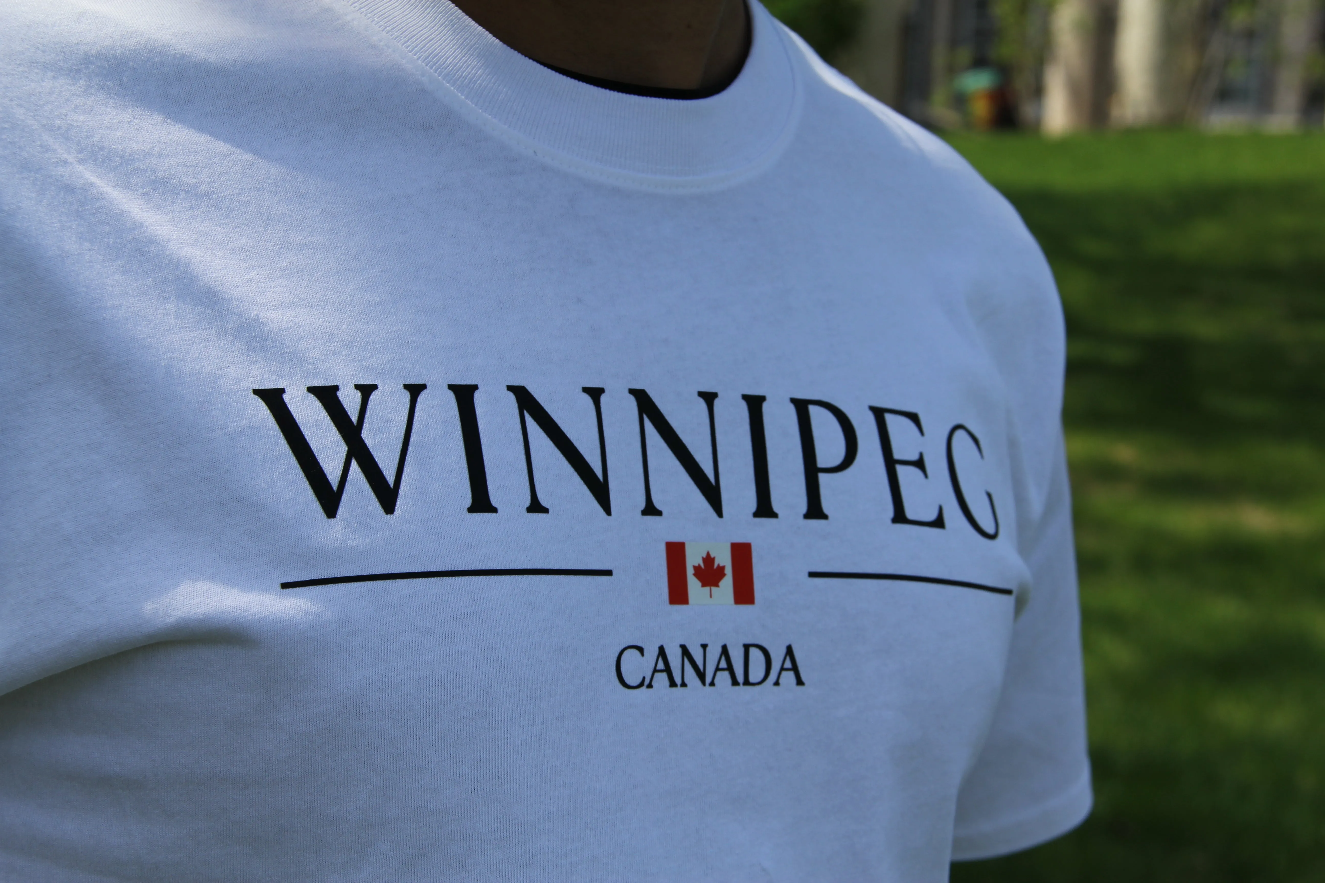 WINNIPEG CANADA FLAG T-SHIRT sold by Oh Canada WPG product image thumbnail 3