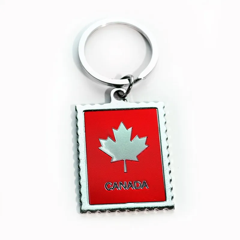 CANADA STAMP KEYCHAIN made by Oh Canada WPG