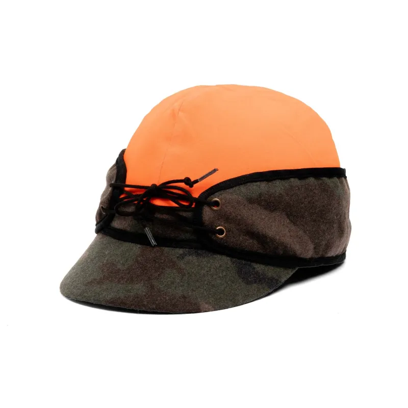 Convertible Wool Blend Camo/Blaze Railroad sold by Crown Cap