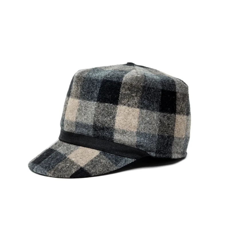Plaid Check Stockman with 3/4 Inner Earband sold by Crown Cap
