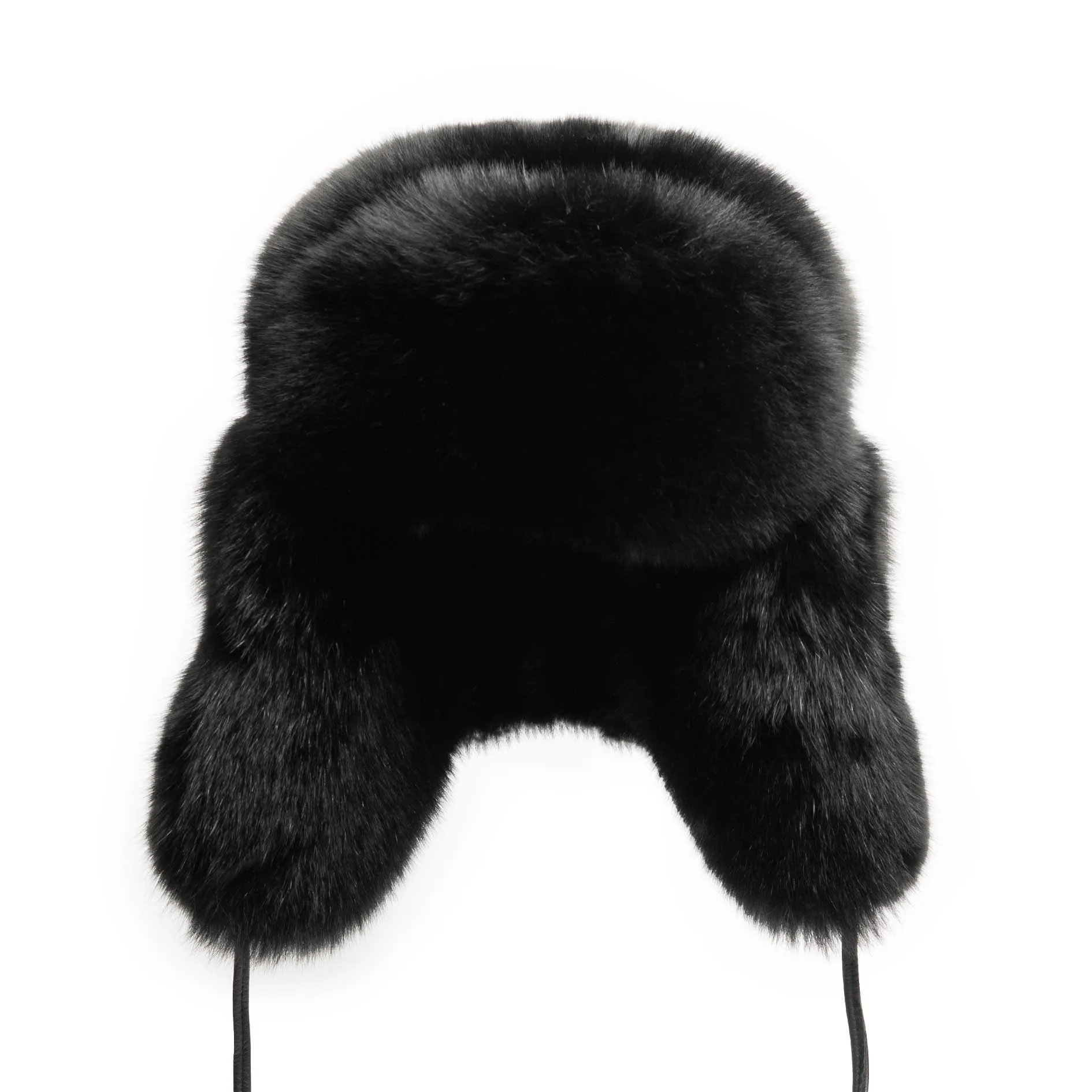 Black Fox Full Fur Russian Style sold by Crown Cap product image thumbnail 2
