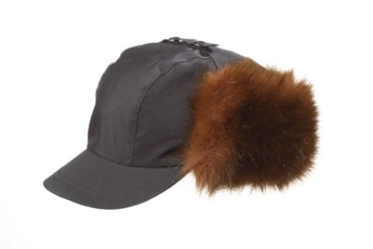 Taslan Fudd with Faux Fur Trim sold by Crown Cap