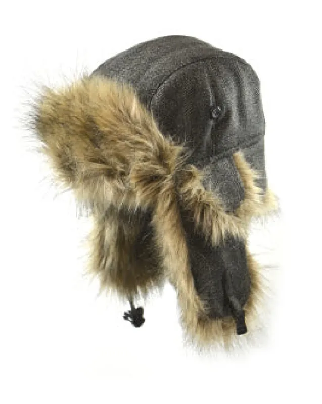 Wool Blend Tweed Aviator sold by Crown Cap