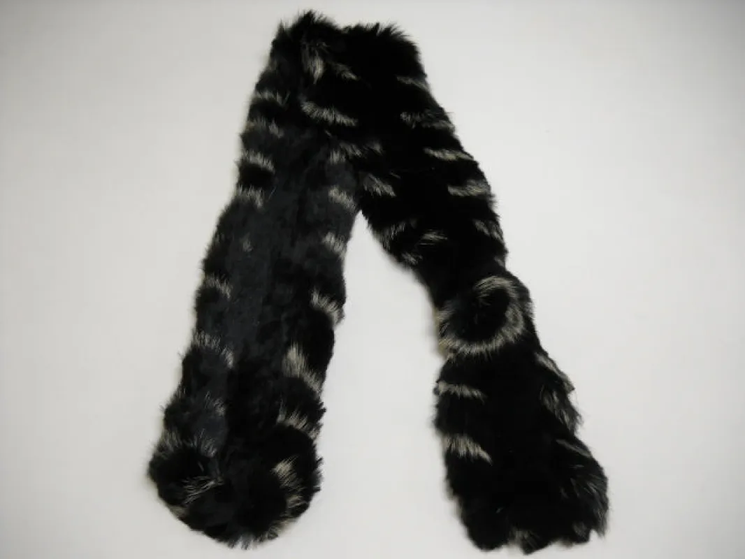 Knitted Rabbit Scarf made by Crown Cap