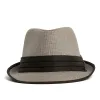 Linen Blend Fedora sold by Crown Cap