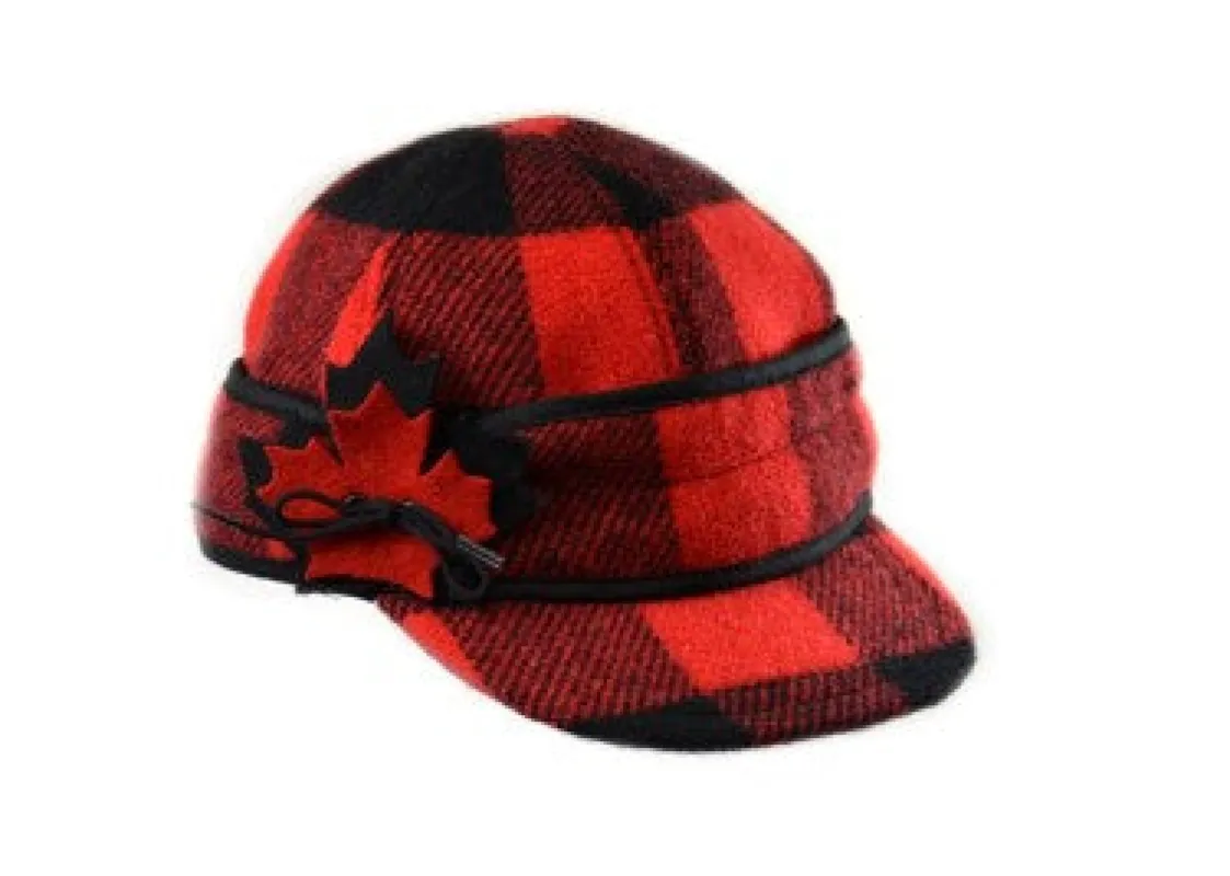 Ladies Buffalo Check Wool Railroad Hat sold by Crown Cap