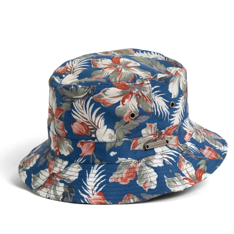 Hawaiian Print Bucket Hat sold by Crown Cap