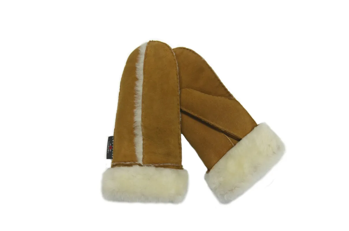 Double Faced Shearling Mittens sold by Crown Cap
