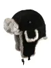 Split Suede Aviator with Rabbit Trim sold by Crown Cap