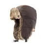 Garment Leather Cowhide Aviator with Rabbit Trim sold by Crown Cap