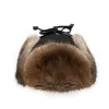 Muskrat Yukon Fur Hat with Melton sold by Crown Cap