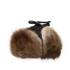 Muskrat Yukon Fur Hat with Melton sold by Crown Cap