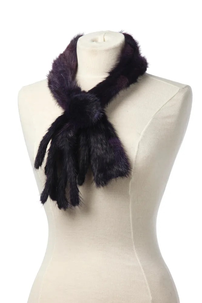 Knit Mink Scarf sold by Crown Cap product image thumbnail 2