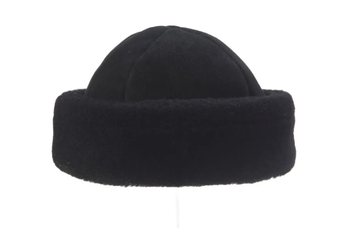 Monica Double Faced Shearling Cloche sold by Crown Cap