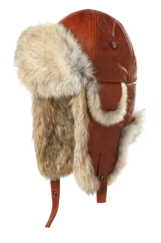 Web Exclusive-Coyote Fur Aviator sold by Crown Cap