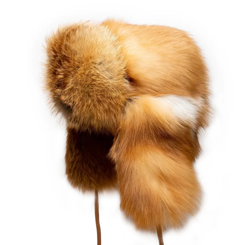 Red Fox Full Fur Russian Style sold by Crown Cap