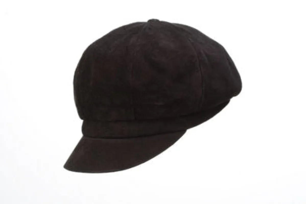 Split Suede Newsboy Cap sold by Crown Cap