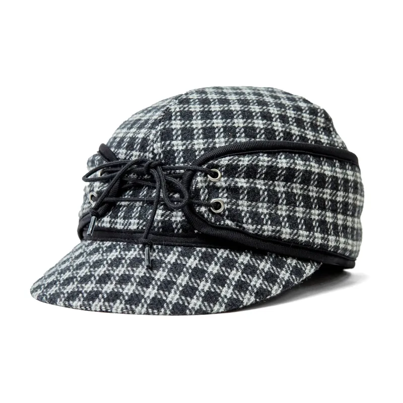 Wool Blend Plaid Railroad Hat sold by Crown Cap