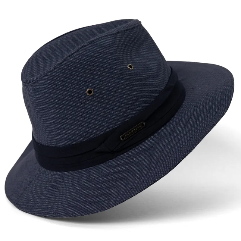 Dobby Weave Fedora sold by Crown Cap