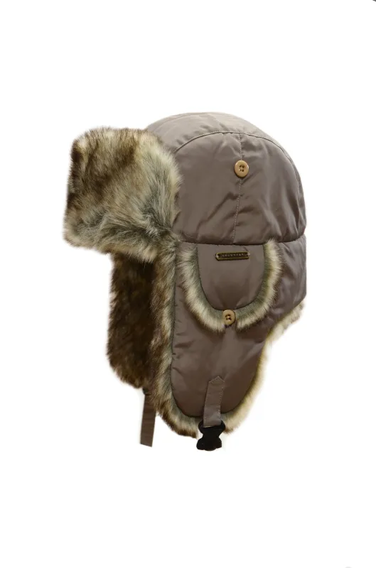 Taslan Aviator with Faux Fur sold by Crown Cap