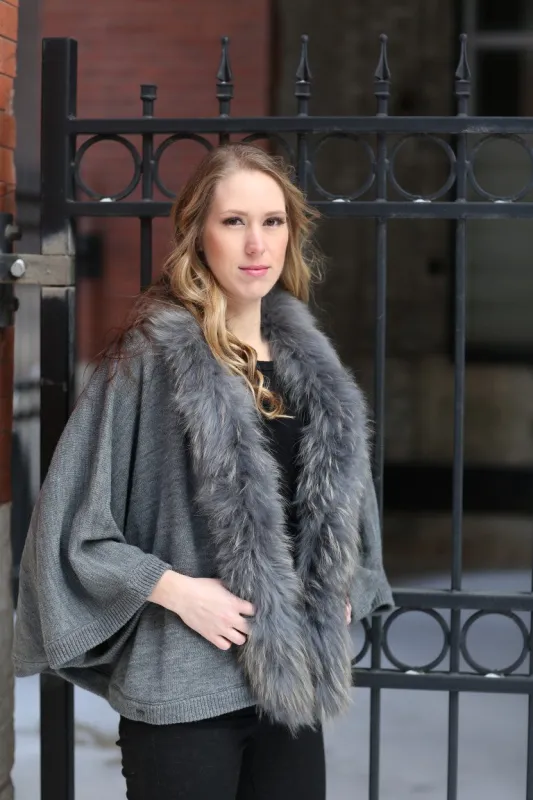 Knit Poncho sold by Crown Cap