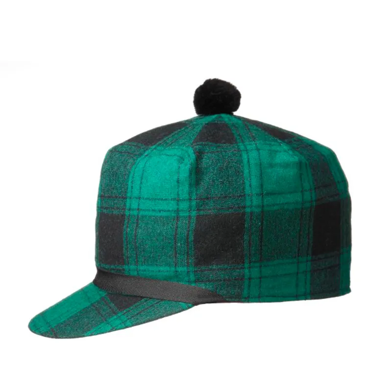 Wool Blend Plaid Stockman Cap sold by Crown Cap