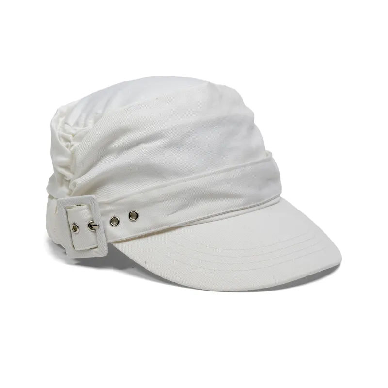 Limited Edition Finds-Ruched Army Cap made by Crown Cap