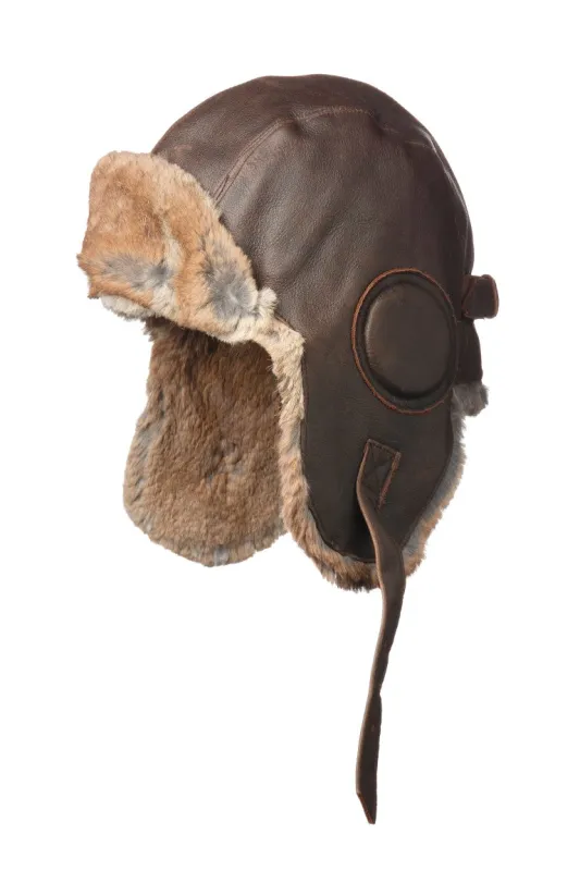 Vintage Cowhide Leather Aviator sold by Crown Cap