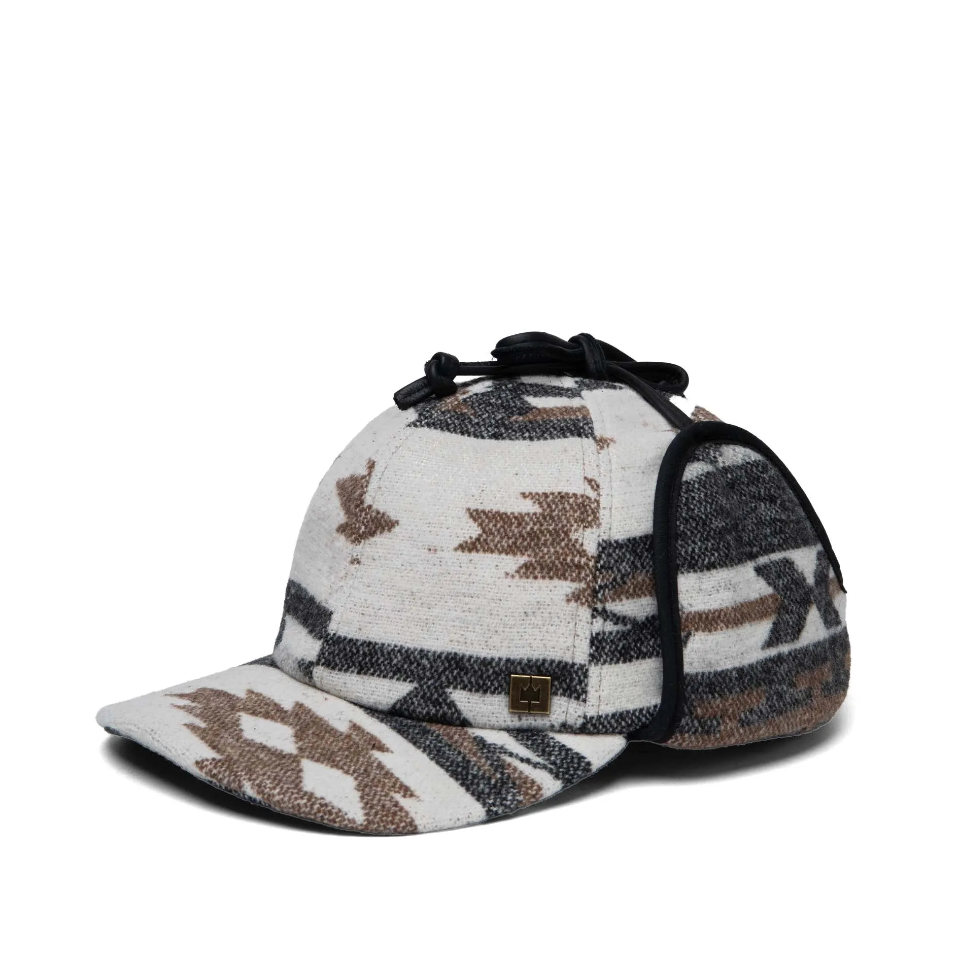 Dakota Tie-Up Cap with Fleece Lining sold by Crown Cap product image thumbnail 5