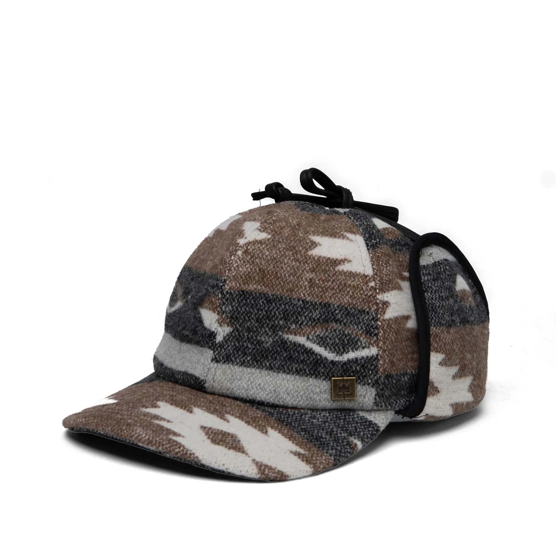 Dakota Tie-Up Cap with Fleece Lining sold by Crown Cap