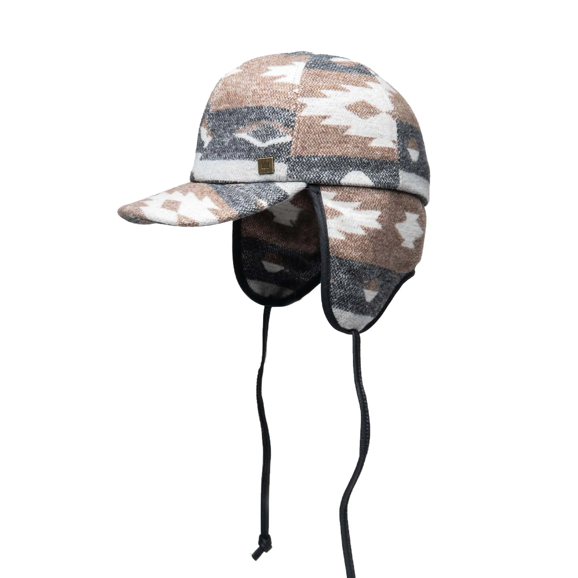 Dakota Tie-Up Cap with Fleece Lining sold by Crown Cap product image thumbnail 4