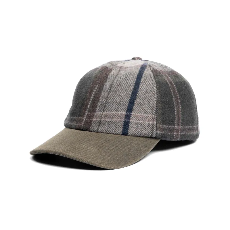 Woodland Plaid Ballcap with Dropdown Earband sold by Crown Cap
