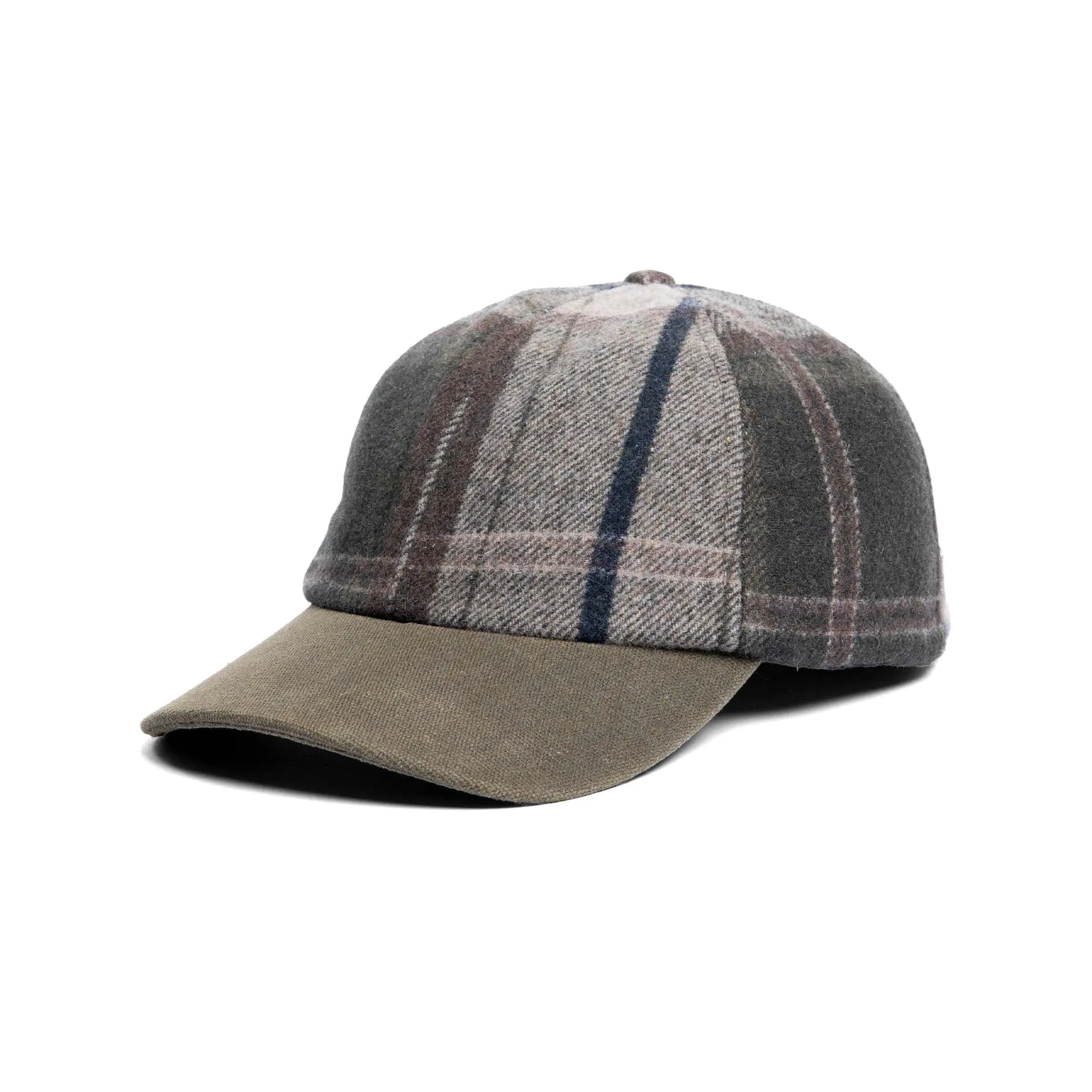 Woodland Plaid Ballcap with Dropdown Earband sold by Crown Cap