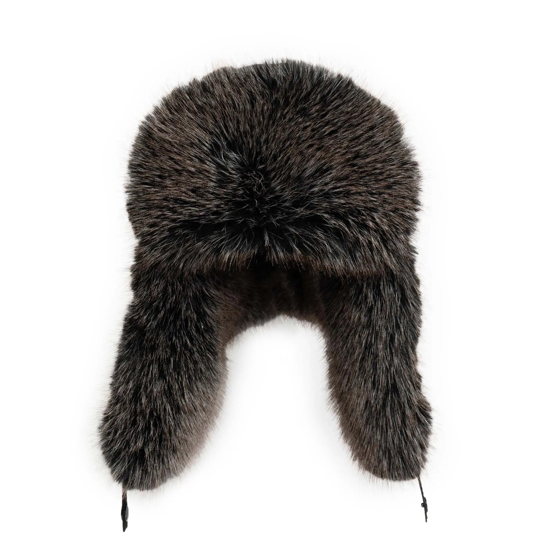 Faux Fur Aviator with Faux Leather Closure sold by Crown Cap product image thumbnail 2