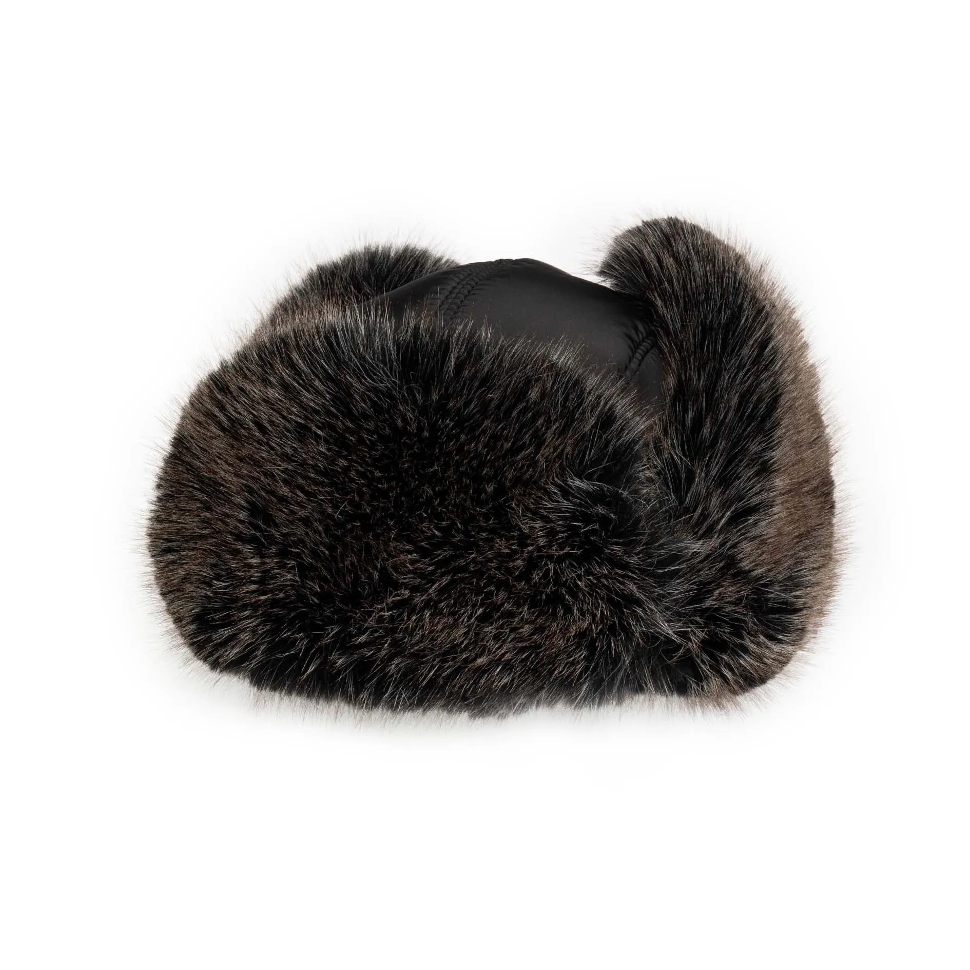 Faux Fur Aviator with Faux Leather Closure sold by Crown Cap product image thumbnail 4