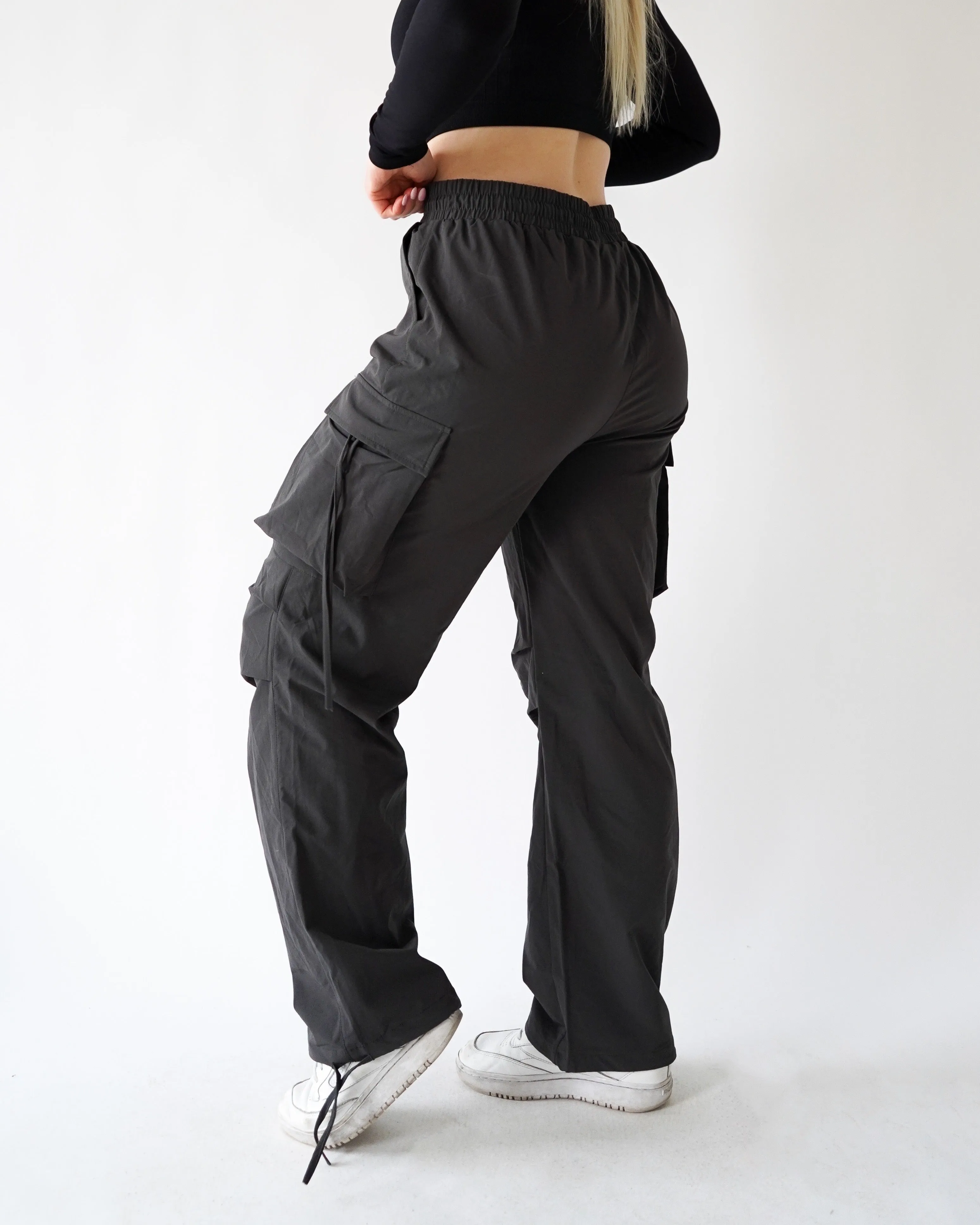 Parachute Cargo Joggers - Shark sold by First Health Apparel