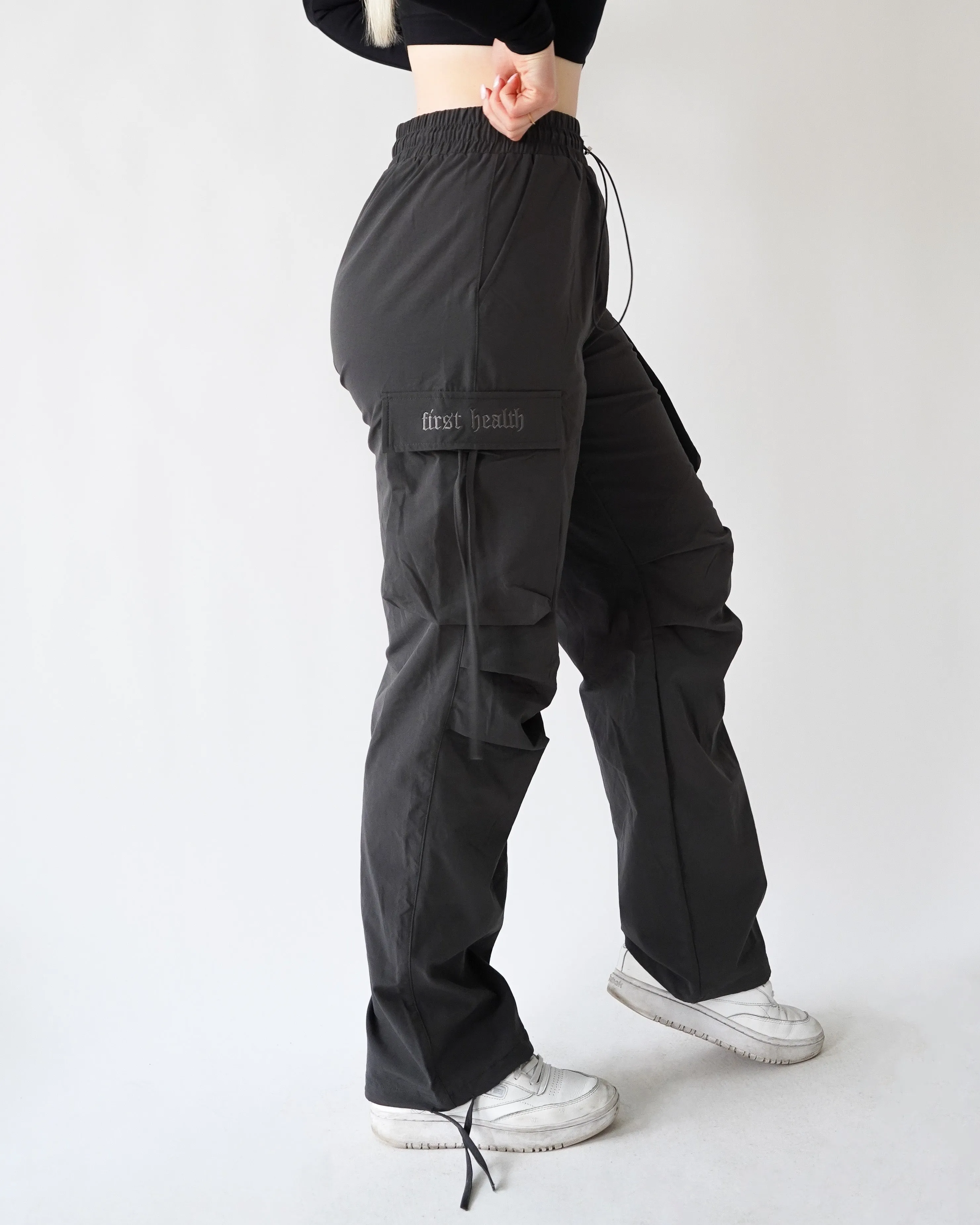 Parachute Cargo Joggers - Shark sold by First Health Apparel product image thumbnail 3