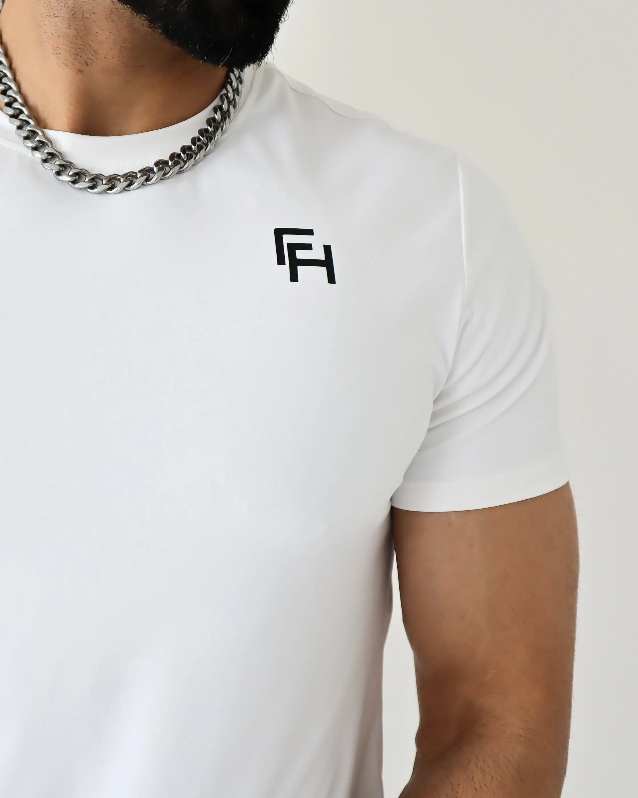 Elevate T-Shirt- White sold by First Health Apparel product image thumbnail 5