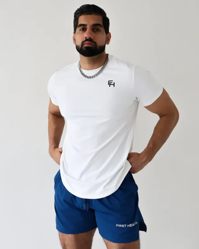 Elevate T-Shirt- White sold by First Health Apparel