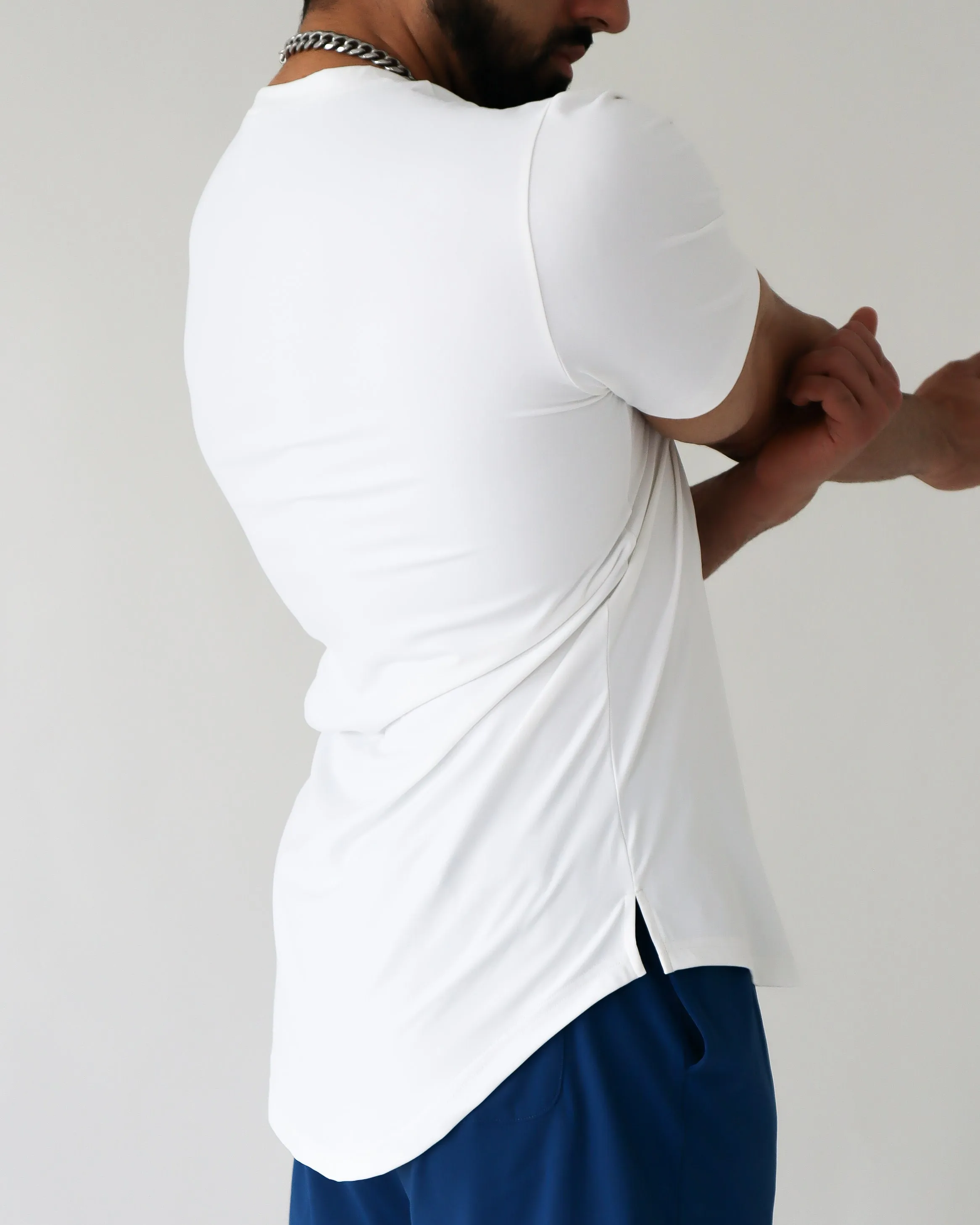 Elevate T-Shirt- White sold by First Health Apparel product image thumbnail 4