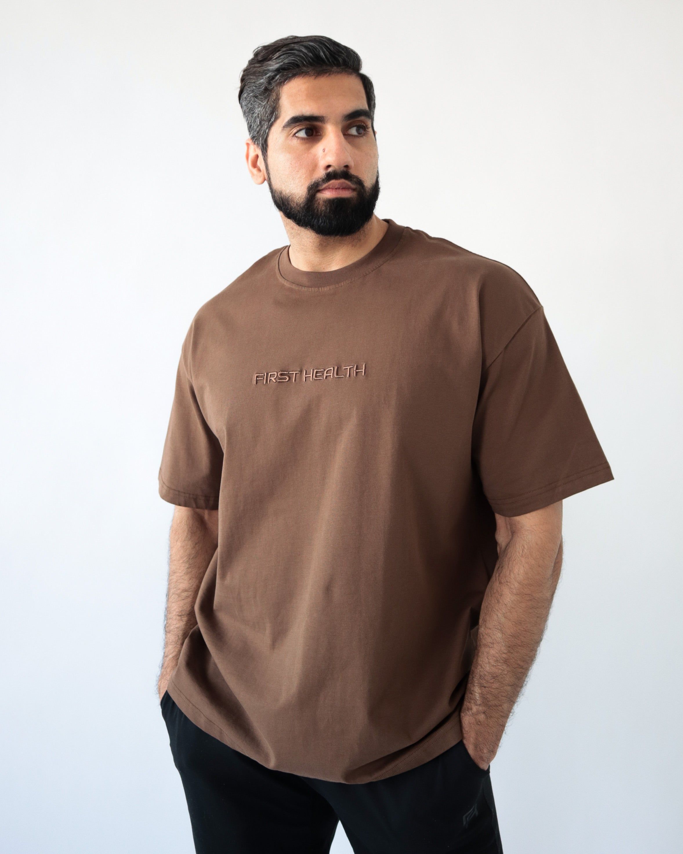 LEO T-SHIRT - Mocha sold by First Health Apparel