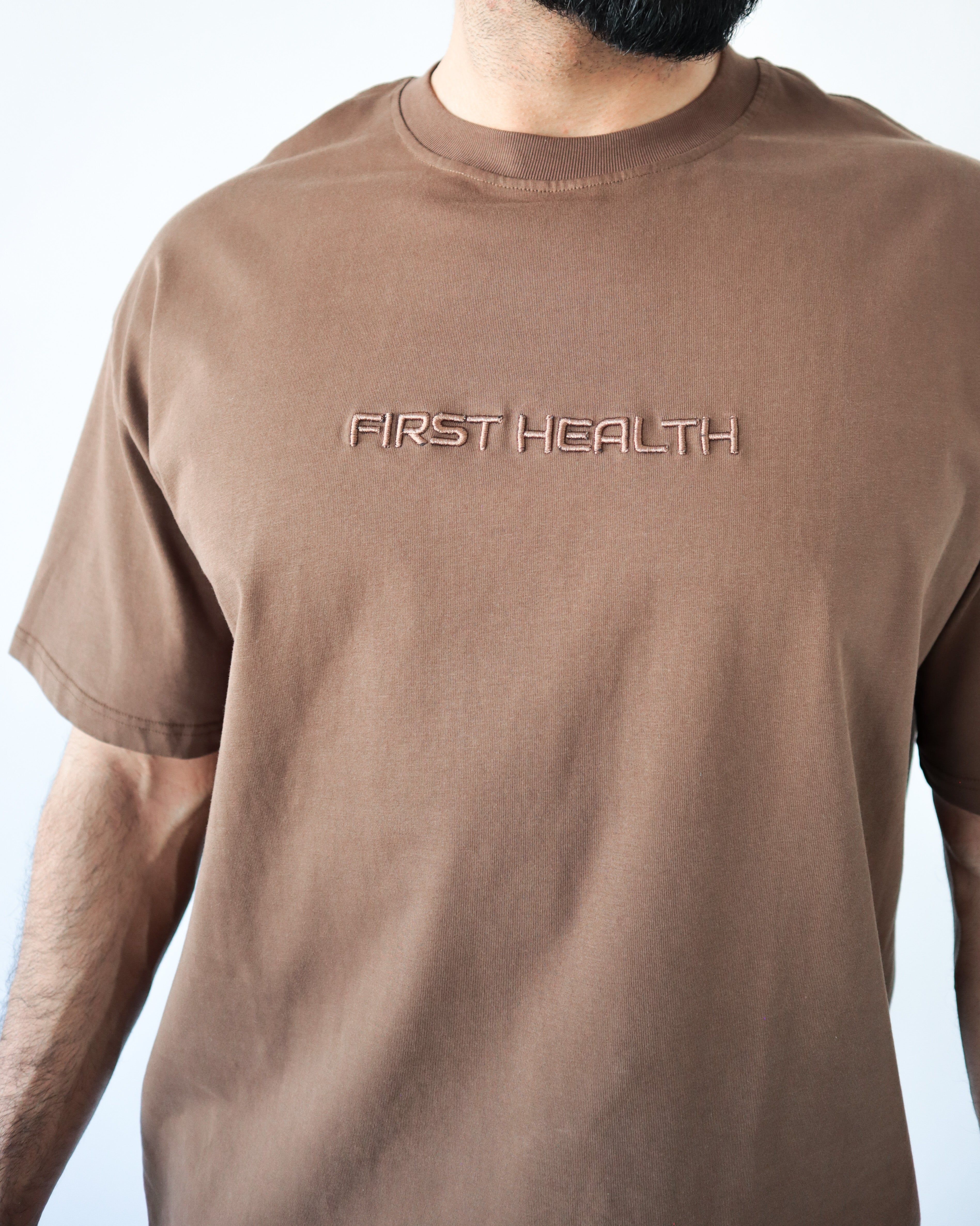 LEO T-SHIRT - Mocha sold by First Health Apparel product image thumbnail 4