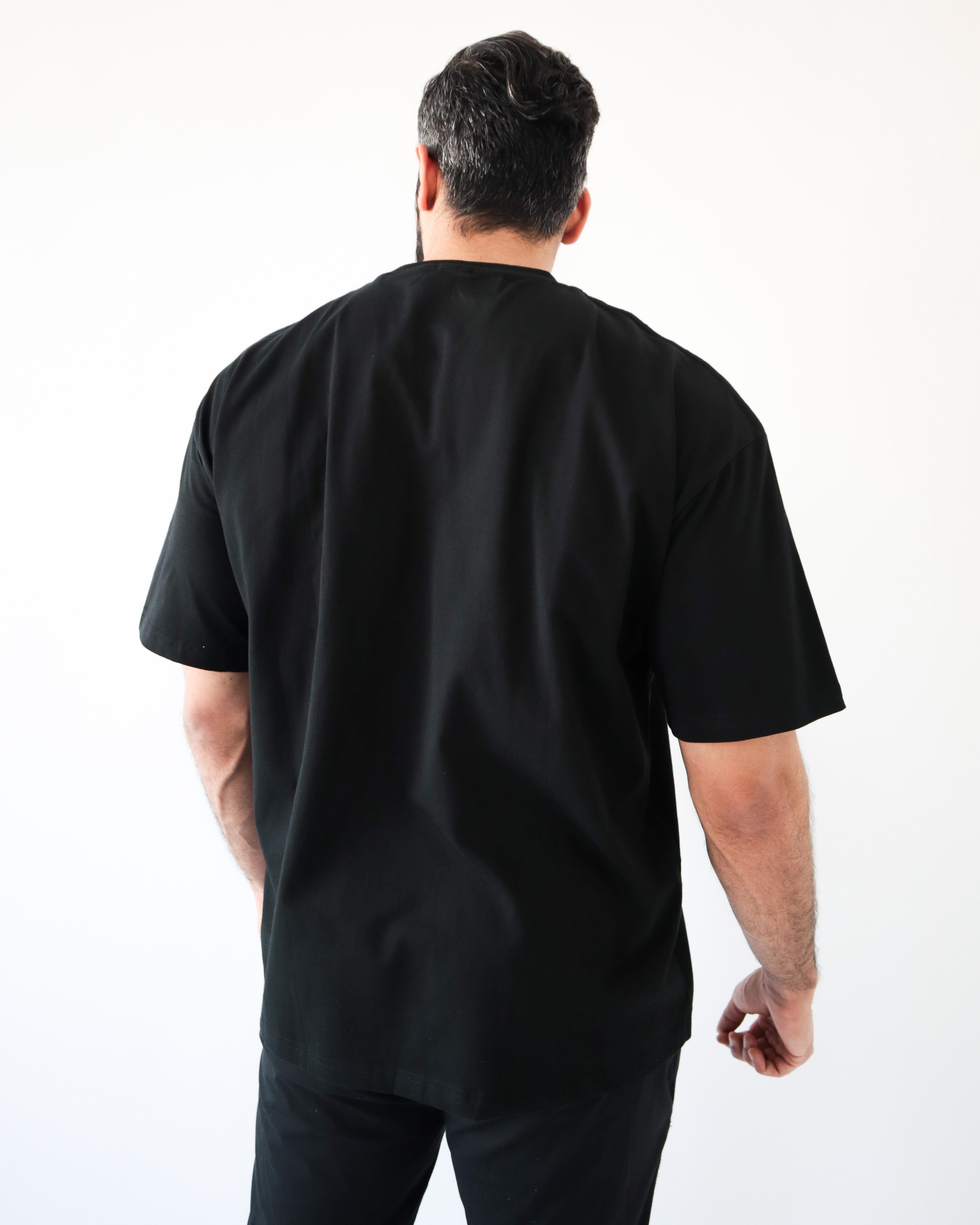 LEO T-SHIRT - Black sold by First Health Apparel product image thumbnail 4