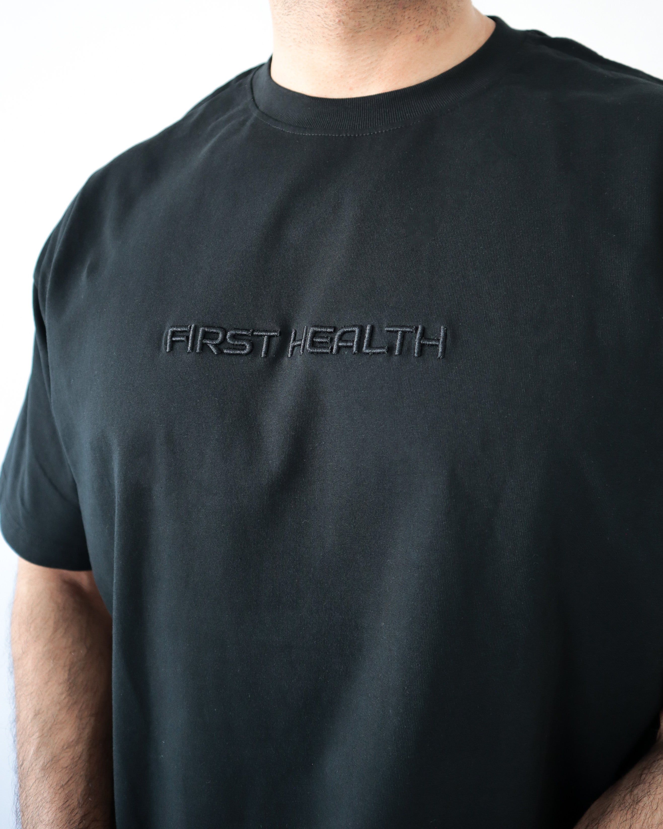 LEO T-SHIRT - Black sold by First Health Apparel product image thumbnail 2