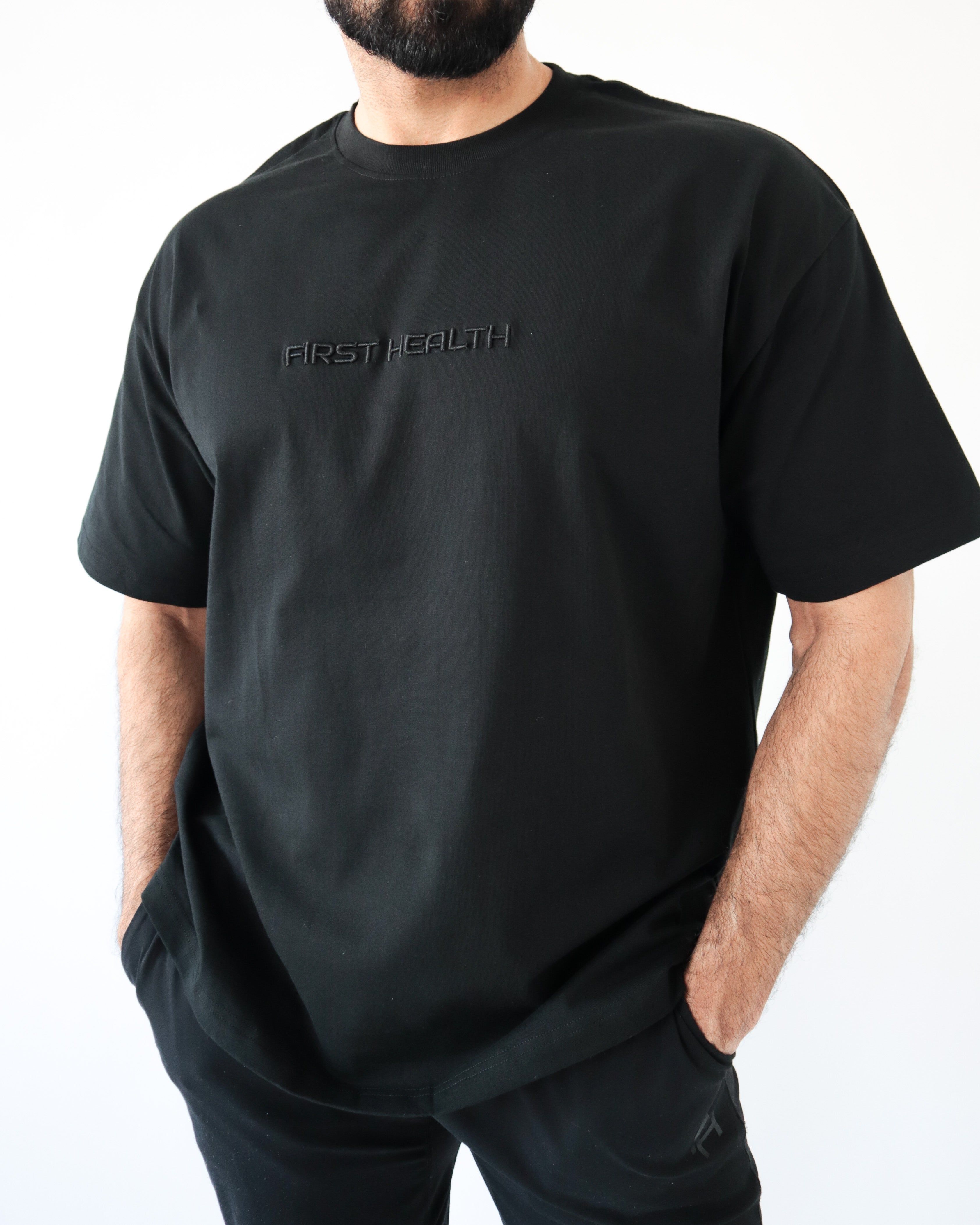 LEO T-SHIRT - Black sold by First Health Apparel product image thumbnail 5