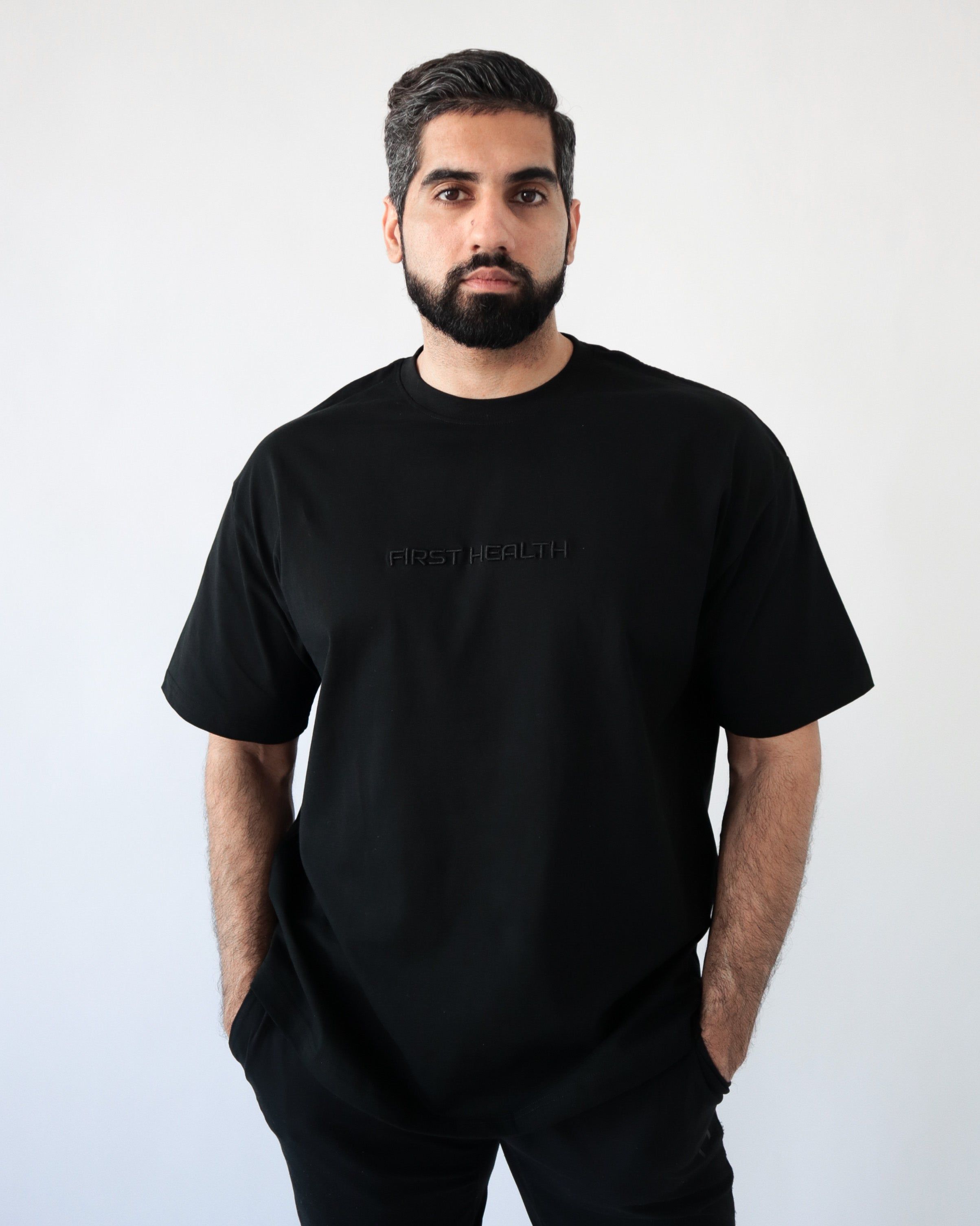 LEO T-SHIRT - Black sold by First Health Apparel product image thumbnail 3