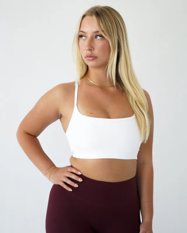 Impact Sports Bra - White sold by First Health Apparel