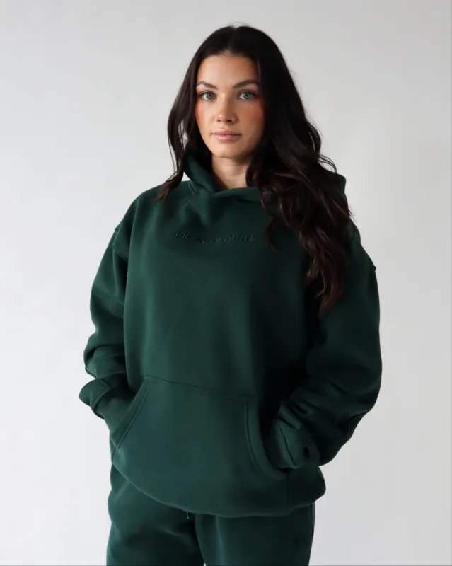 LOUNGE HOODIE - Forest sold by First Health Apparel